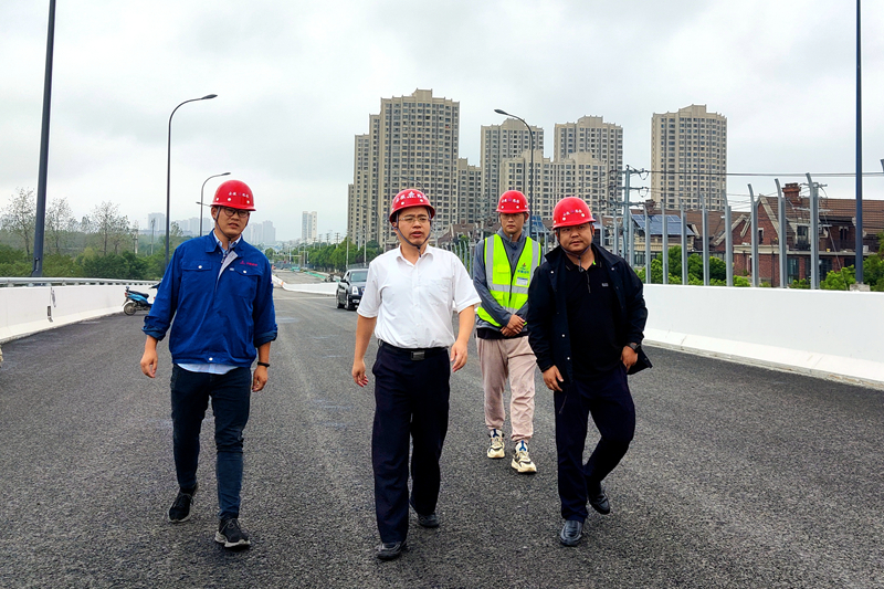 公司黨委書記、董事長錢申春調(diào)研西二環(huán)項目建設(shè)推進(jìn)工作2